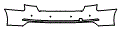 Rear Bumper Kit pattern for the 2019 Audi A4