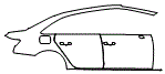 Door and Rear Fender Kit pattern for the 2025 Audi S4