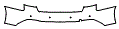 Rear Bumper Kit pattern for the 2025 Audi S4