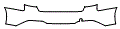 Rear Bumper Kit pattern for the 2025 Audi A4