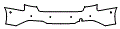 Rear Bumper Kit pattern for the 2025 Audi A4
