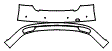 Rear Bumper Kit pattern for the 2018 Audi A8