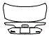 Trunk Lid Kit pattern for the 2018 Audi A8