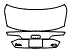 Trunk Lid Kit pattern for the 2018 Audi A8