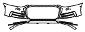 Bumper Kit pattern for the 2020 Audi A8L (Canada)