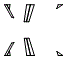 B-Pillar and C-Pillar Kit pattern for the 2020 Audi A8L (Canada)