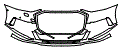 Bumper Kit pattern for the 2020 Audi A8L (Canada)