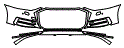 Bumper Kit pattern for the 2021 Audi A8 L (US)
