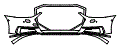 Bumper Kit pattern for the 2021 Audi A8 L (US)