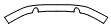 Lower Rear Bumper Kit pattern for the 2006 Audi A8