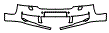 Bumper Kit pattern for the 2003 Audi RS6