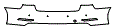 Rear Bumper Kit pattern for the 2015 Audi S3