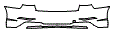 Rear Bumper Kit pattern for the 2017 Audi S3
