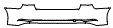 Rear Bumper Kit pattern for the 2019 Audi A3