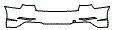 Rear Bumper Kit pattern for the 2019 Audi A3