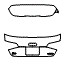 Trunk Lid Kit pattern for the 2017 Audi A3