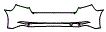 Rear Bumper Kit pattern for the 2017 Audi A3