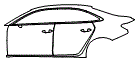 Door and Rear Fender Kit pattern for the 2026 Audi S3