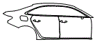Door and Rear Fender Kit pattern for the 2026 Audi S3