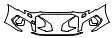 Bumper Kit pattern for the 2021 Audi A3