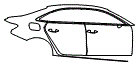 Door and Rear Fender Kit pattern for the 2026 Audi RS3