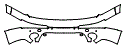 Rear Bumper Kit pattern for the 2015 Audi Q7