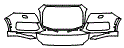 Bumper Kit pattern for the 2017 Audi Q7