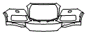 Bumper Kit pattern for the 2017 Audi Q7