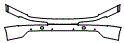 Rear Bumper Kit pattern for the 2017 Audi Q7