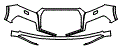 Bumper Kit pattern for the 2017 Audi Q7
