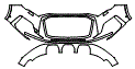 Bumper Kit pattern for the 2020 Audi Q7