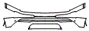 Rear Bumper Kit pattern for the 2020 Audi Q7