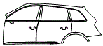 Door and Rear Fender Kit pattern for the 2026 Audi Q7