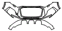 Bumper Kit pattern for the 2020 Audi Q7