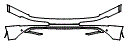 Rear Bumper Kit pattern for the 2020 Audi Q7