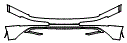 Rear Bumper Kit pattern for the 2020 Audi Q7