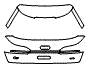 Trunk Lid Kit pattern for the 2020 Audi Q7