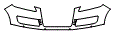 Bumper Kit pattern for the 2008 Audi Q7