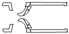 Rocker Panel Kit pattern for the 2008 Audi RS4