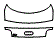 Trunk Lid Kit pattern for the 2011 Audi R8
