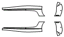 Rocker Panel Kit pattern for the 2014 Audi R8