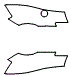 Rear Fender Kit pattern for the 2011 Audi R8