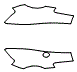 Rear Fender Kit pattern for the 2017 Audi R8