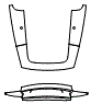 Trunk Lid Kit pattern for the 2023 Audi R8