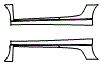 Rocker Panel Kit pattern for the 2011 Audi R8