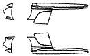 Rocker Panel Kit pattern for the 2023 Audi R8
