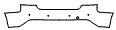 Rear Bumper Kit pattern for the 2013 Audi A5