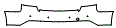 Rear Bumper Kit pattern for the 2017 Audi A5 Sport