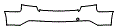 Rear Bumper Kit pattern for the 2017 Audi A5 Sport