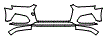 Bumper Kit pattern for the 2018 Audi A5